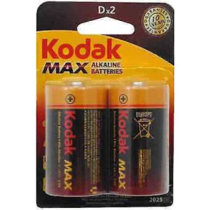 Μπαταρια Kodak Lr20 Max Alcaline D Σετ 2Τμχ  (30952843)