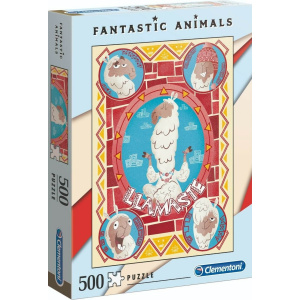 Clementoni Fantastic Animals Collection Παζλ 500 Llamaste  (1260-35069)