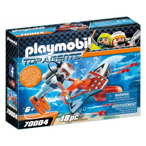 Playmobil Υποθαλασσιο Τζετ Της Spy Team  (70004)