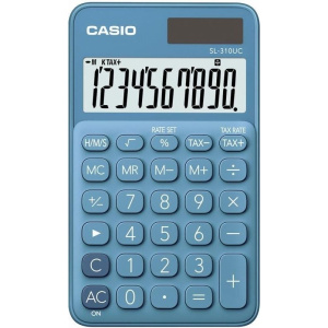 Αριθμομηχανή Casio Sl-310C-Bu Blue 10 Ψηφίων  (142310002)