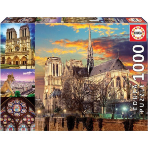 Educa Παζλ 1000 Notre Dame Collage  (18456)