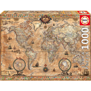 Educa Παζλ 1000 Antique World Map  (15159)
