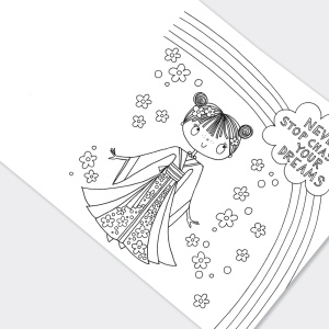 Βιβλίο Ζωγραφικής Blossom Princess  (SQCBK32)