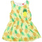 Joyce Φόρεμα Με Σχέδιο Ανανά - Κίτρινο  (211164-1)
