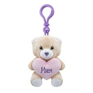 PMS Λούτρινο Αρκουδάκι-Μπρελόκ Mum Με Καρδιά  (447040)