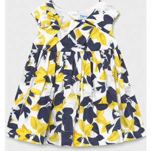 MAYORAL Baby Φόρεμα Σατέν Σταμπωτό Κίτρινο  (21-01966-006)