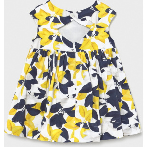 MAYORAL Baby Φόρεμα Σατέν Σταμπωτό Κίτρινο  (21-01966-006)