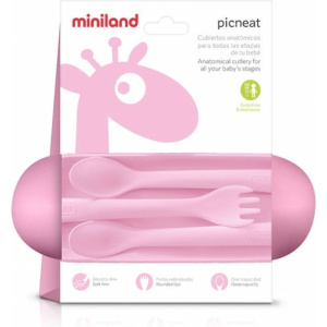 Miniland Σετ Φαγητού Picneat Roze  (ML89254)