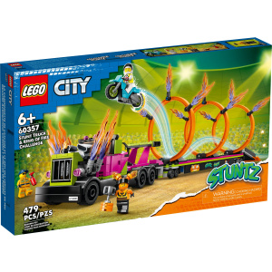 Lego City Stunt Truck and Ring Of Fire Challenge  (60357)