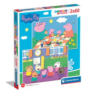 Παζλ 2x60 Supercolor Peppa Pig  (1200-24793)