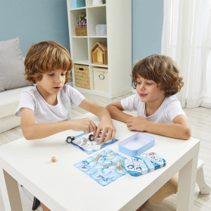Hape Ξύλινα Tic Tac Toe Snake And Ladders 2 In 1  (E0478A)