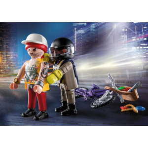 Playmobil Starter Pack Αστυνομική Καταδίωξη ηστή Κοσμημάτων  (71255)