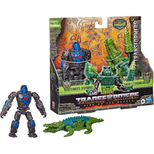 Transformers Rise of the Beasts Combiner Bumblebee Optimus Primal And Skullcruncher  (F4619)