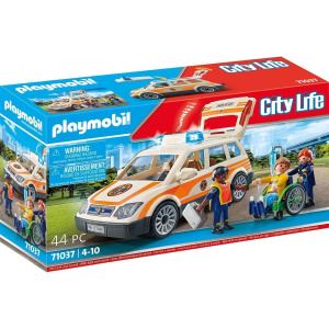 Playmobil City Life Όχημα Πρώτων Βοηθειών  (71037)