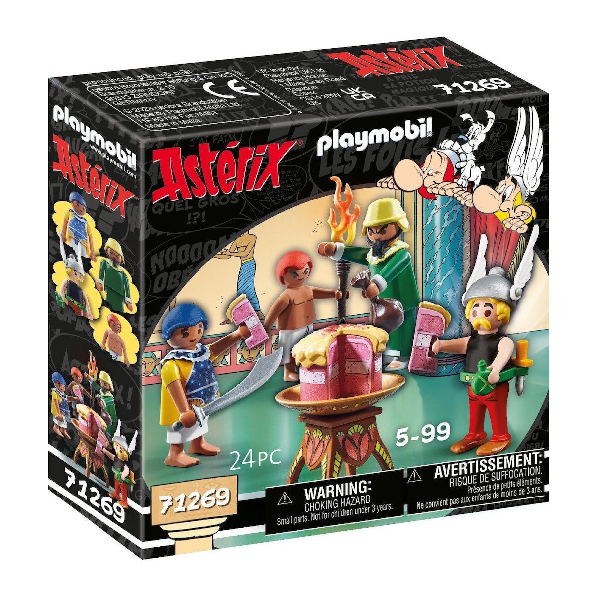 Playmobil Asterix: Η Δηλητηριασμένη Τούρτα Του Πυραμιδονίς  (71269)