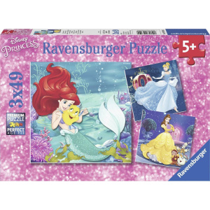Παζλ Ravensburger Disney Πριγκιπισσες Σε Περιπετειες 3Χ49 Κομματιων  (09350)