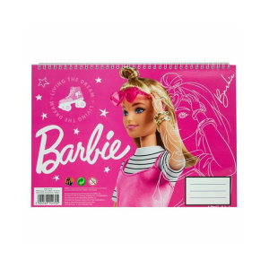 Gim Μπλοκ Ζωγραφικής 23X33 40 Φύλλα και Stickers Barbie  (214050)