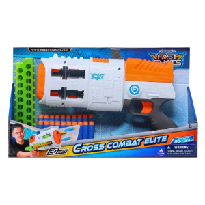 Fast Shots Cross Combat Elite With 20 Foams Darts And 2 Cartridges  (590080)