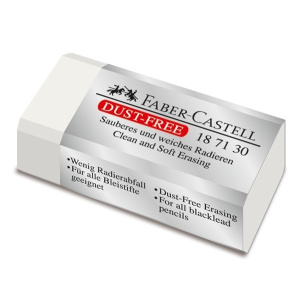 Γομολαστιχα Faber Castell Dust Free Λευκη White  (108187130)