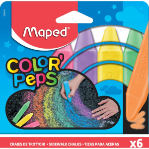 Maped Κιμωλια Πεζοδρομιου 6 Χρωματα  (936010)