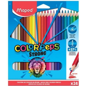Maped Ξυλομπογιές Color Peps Strong 24 Χρώματα  (862724)