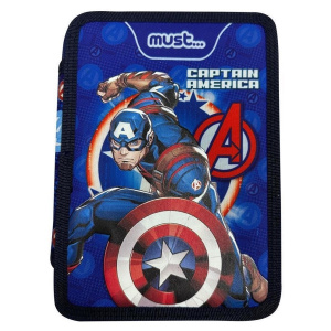 Κασετίνα Διπλή Γεμάτη Must Captain America  (000506097)