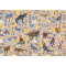 Μπλοκ Ζωγραφικής με Αυτοκόλλητα και Στένσιλ 40φ 23x23 Jurasic World  (000570911)