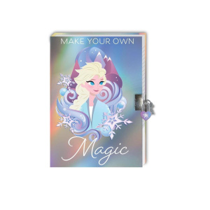 Ημερολόγιο με Κλειδαριά, Μαγικό Στυλό και Αυτοκόλλητα Frozen  (000563597)
