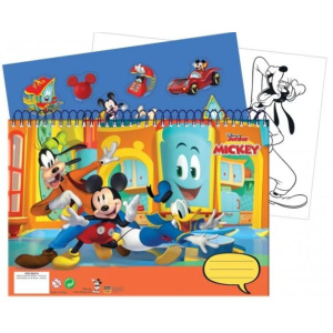 Gim Μπλοκ Ζωγραφικής  A4 23x33 40 Φύλλα και Stickers Mickey  (340-86416)