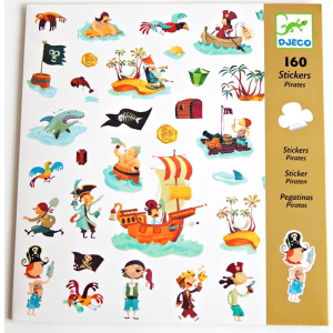 Djeco Σετ 160 Αυτοκολλητα Stickers Πειρατες  (08839)