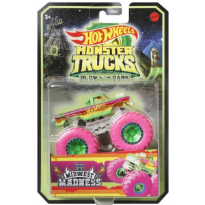Hot Wheels Monster Trucks Glow In The Dark  (HCB50)