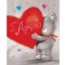 Ευχετήρια Κάρτα Αγάπης Καρδιά  (Γ1032)