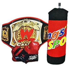 Box Kings Sport με Γάντια, Σάκο και Ζώνη Πρωταθλητή με Φως  (MKD688226)