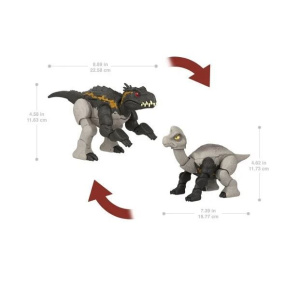 Jurassic World Μεγάλοι Δεινόσαυροι 2 Σε 1 Indoraptor και Brachiosaurus  (HPD35)
