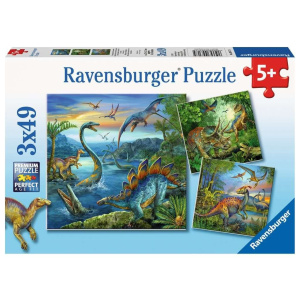 Παζλ 3x49 Ravensburger Δεινόσαυροι  (09317)