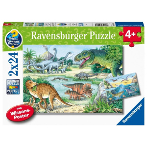 Παζλ 2x24 Ravensburger Δεινόσαυροι  (05128)