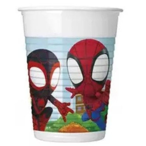 Party Ποτήρια Πλαστικά Spidey And His Amazing Friends 8 τεμ 200ml  (95715)