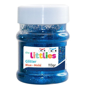 The Littlies Χρυσόσκονη Glitter Μπλε σε Αλατιέρα 113gr  (000646714)