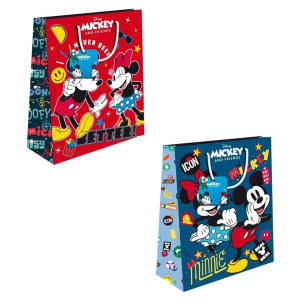 Σακούλα Δώρου Χάρτινη Mickey/Minnie 18x11x23 εκ.-2 Σχέδια  (000563941)