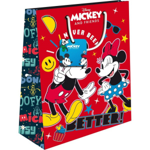 Σακούλα Δώρου Χάρτινη Mickey/Minnie 26x12x32 εκ.-2 σχέδια  (000563947)