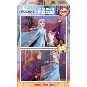 Παζλ 2x25 Educa Ξύλινα Frozen 2  (18085)