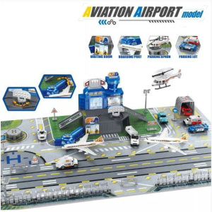 Αεροδρόμιο Aviation Airport Με Οχήματα και Αεροπλάνα  (MKN866541)