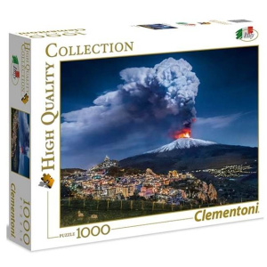 Παζλ 1000 Κομματιων Clementoni High Quality Ηφαιστειο Etna  (1220-39453)
