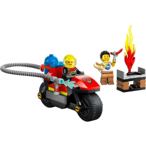 LEGO City Πυροσβεστική Μοτοσικλέτα Διάσωσης  (60410)