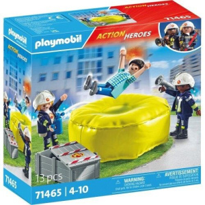 Playmobil Πυροσβέστες Με Στρώμα Διάσωσης  (71465)