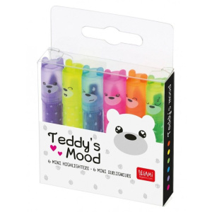Legami Υπογραμμιστές Teddy's Moods Σετ 6 Χρώματα  (MHKIT3)