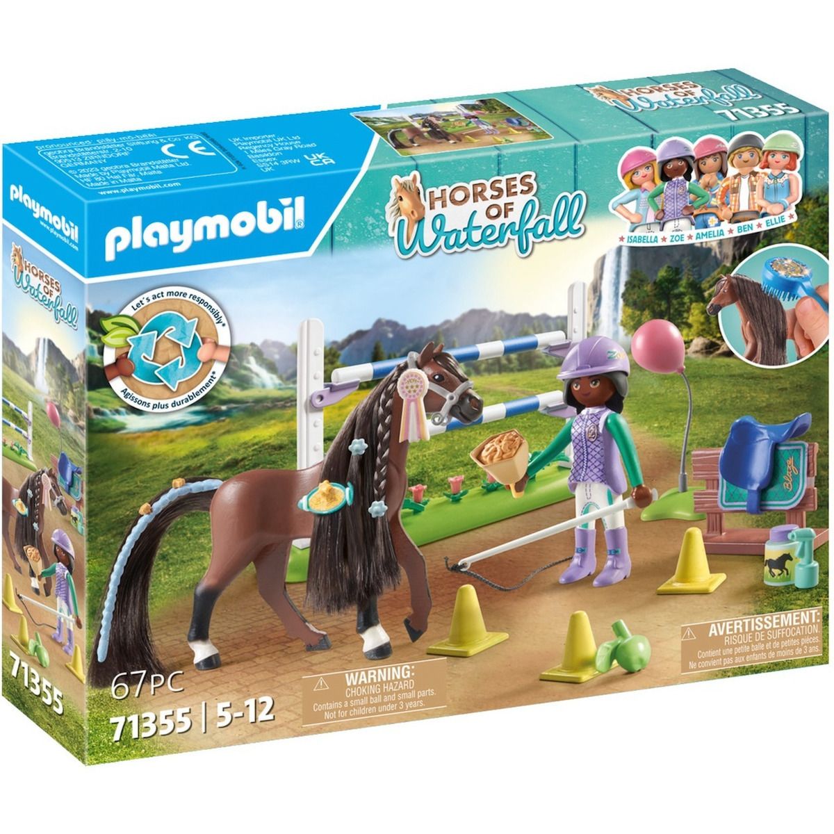 Playmobil Εκπαίδευση Αλόγου Με την Zoe και τον Blaze  (71355)