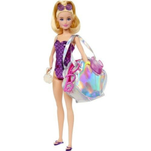 Barbie Τσαντάκι Με Μαγιό Και Πέντε Θεματικά Αξεσουάρ  (HJT43)