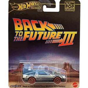 Hot Wheels Αυτοκινητάκια Premium Pop Culture Back To The Future-Time Machine 50's Version  (HXD99)