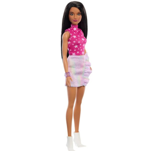 Barbie Νέες Barbie Fashionistas- Rock Pink And Metallic  (HRH13)